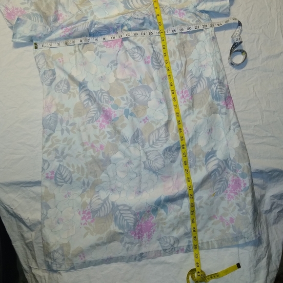 Sears Lounging Dress Moo Moo Mumu Night Gown Everyday Beach Coverup Floral - Picture 7 of 10